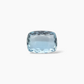 Natural Aquamarine Stone 2.6 Carats Cushion Shape 11 x 8 mm