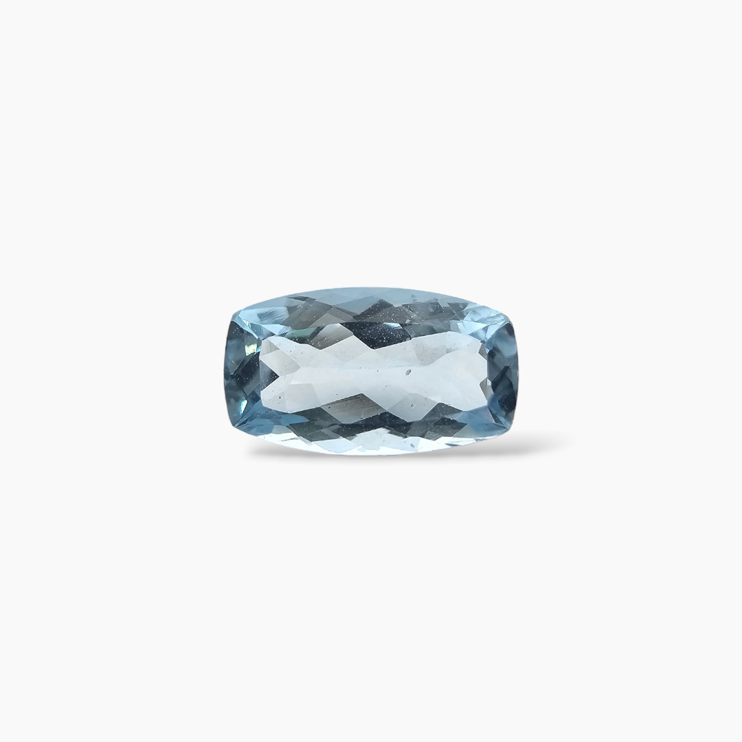 buy Natural Aquamarine Stone 1.06 Carats Cushion Shape 10.2 x 5.4 mm