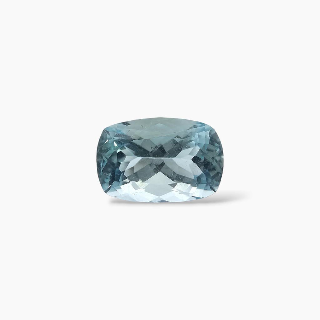 buy Natural Aquamarine Stone 2.16 Carats Cushion Shape 10 x 6.7 mm