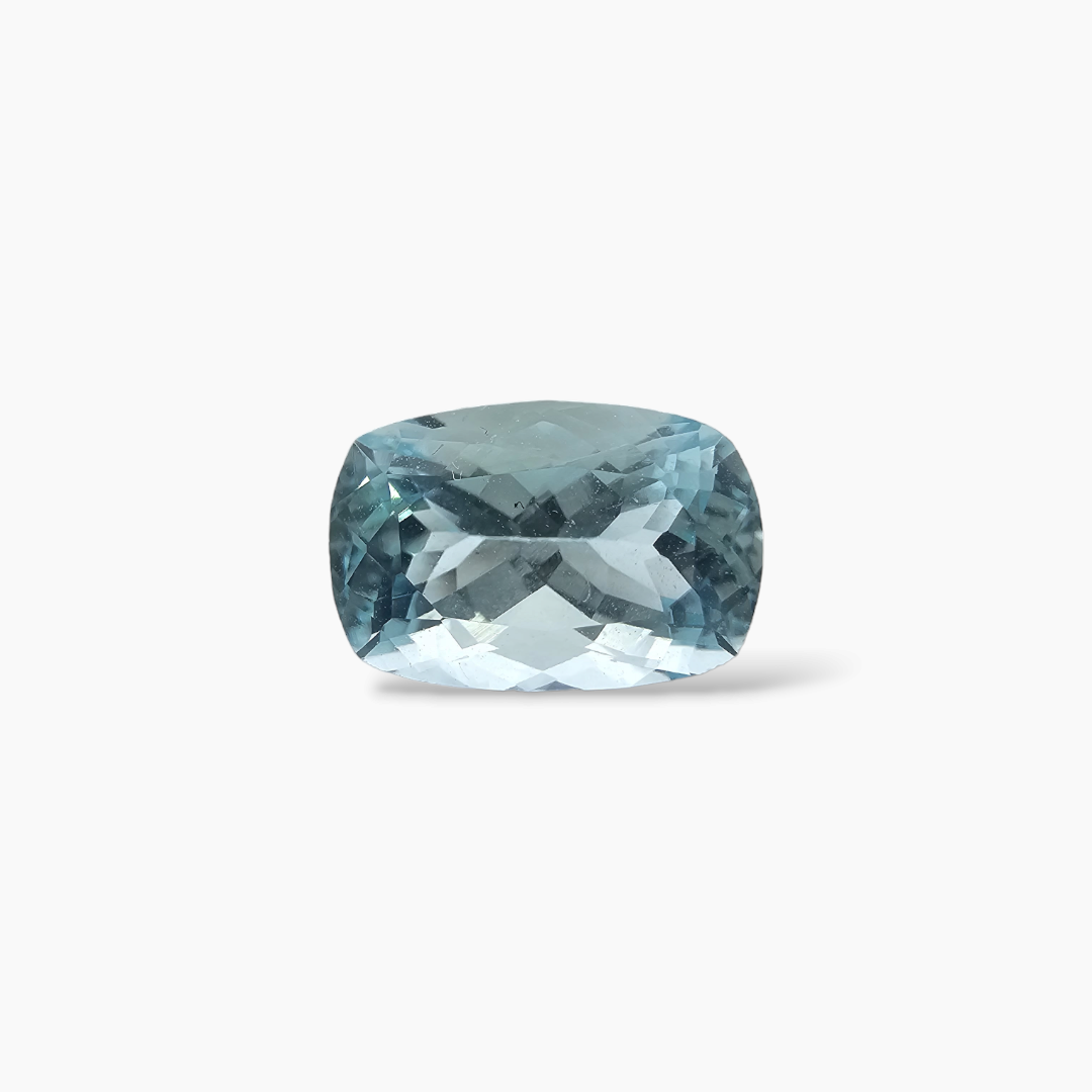 buy Natural Aquamarine Stone 2.16 Carats Cushion Shape 10 x 6.7 mm