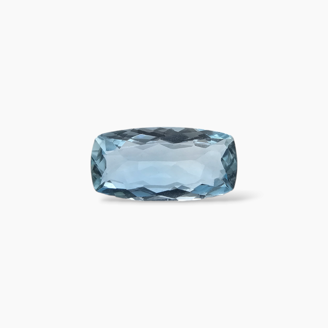 buy Natural Aquamarine Stone 1.10 Carats Cushion Shape 10 x 5 mm