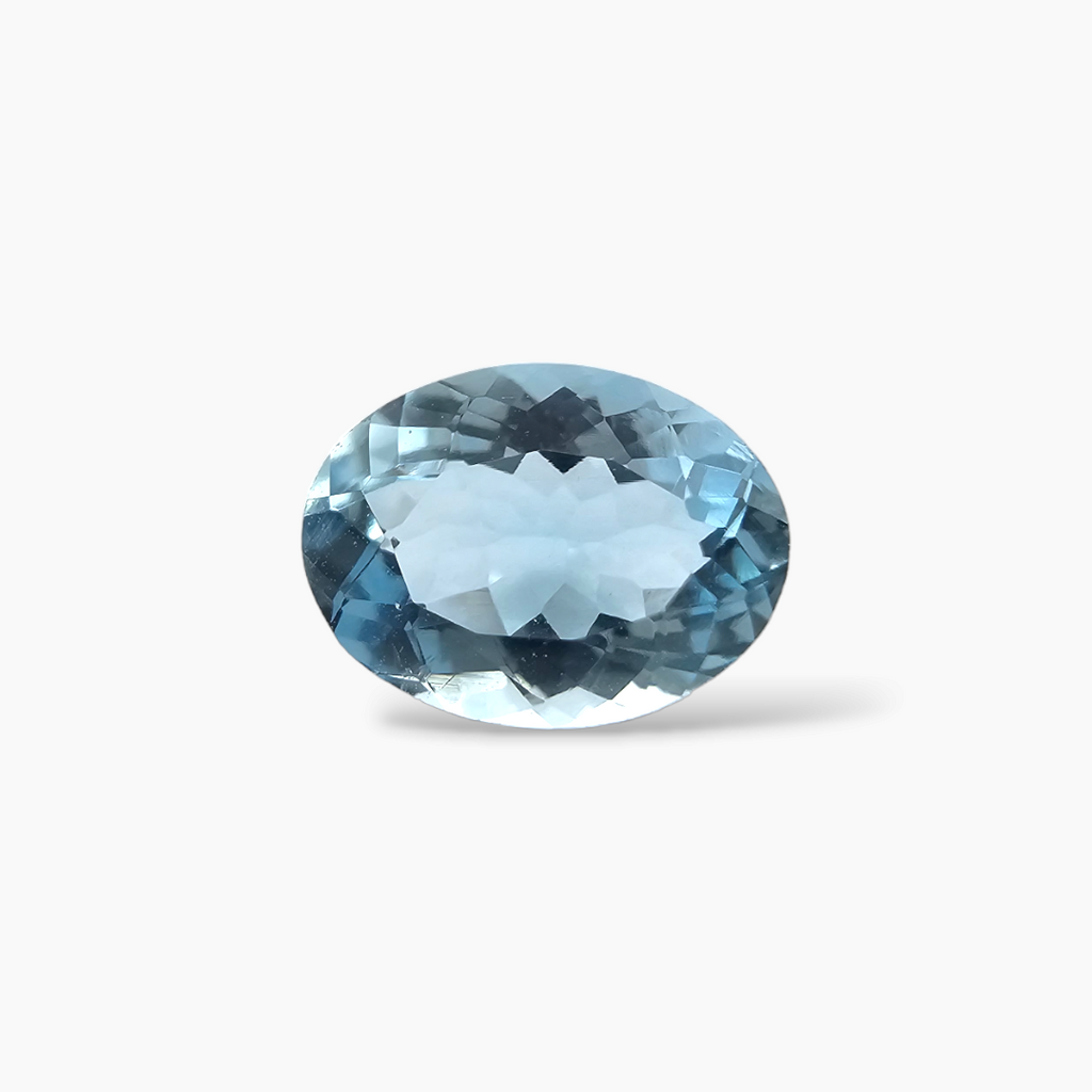 buy Natural Aquamarine Stone 1.13 Carats Oval Shape 8.3 x 6.3 mm