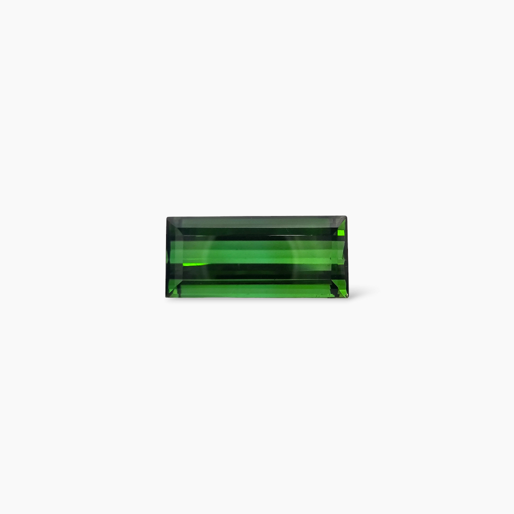 buy Natural Green Tourmaline Stone 5.35 Carats Baguette Cut (15.4x7 mm)