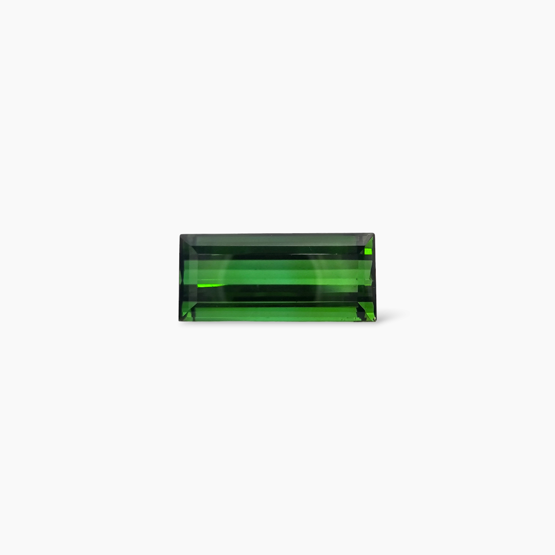 buy Natural Green Tourmaline Stone 5.35 Carats Baguette Cut (15.4x7 mm)