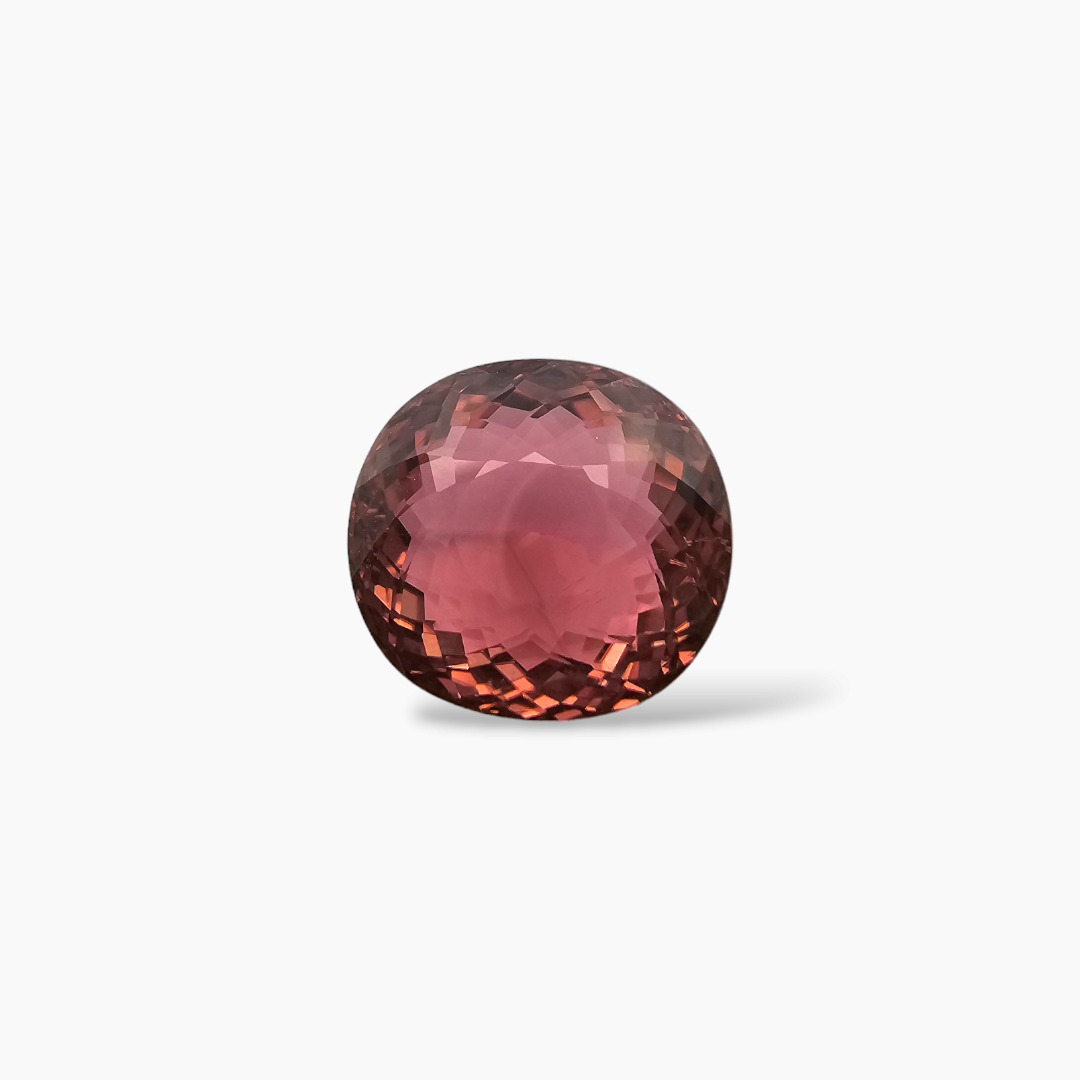 Natural Pink Tourmaline Stone 12.03 Carats Oval Shape (14.1 x 13.1 mm)