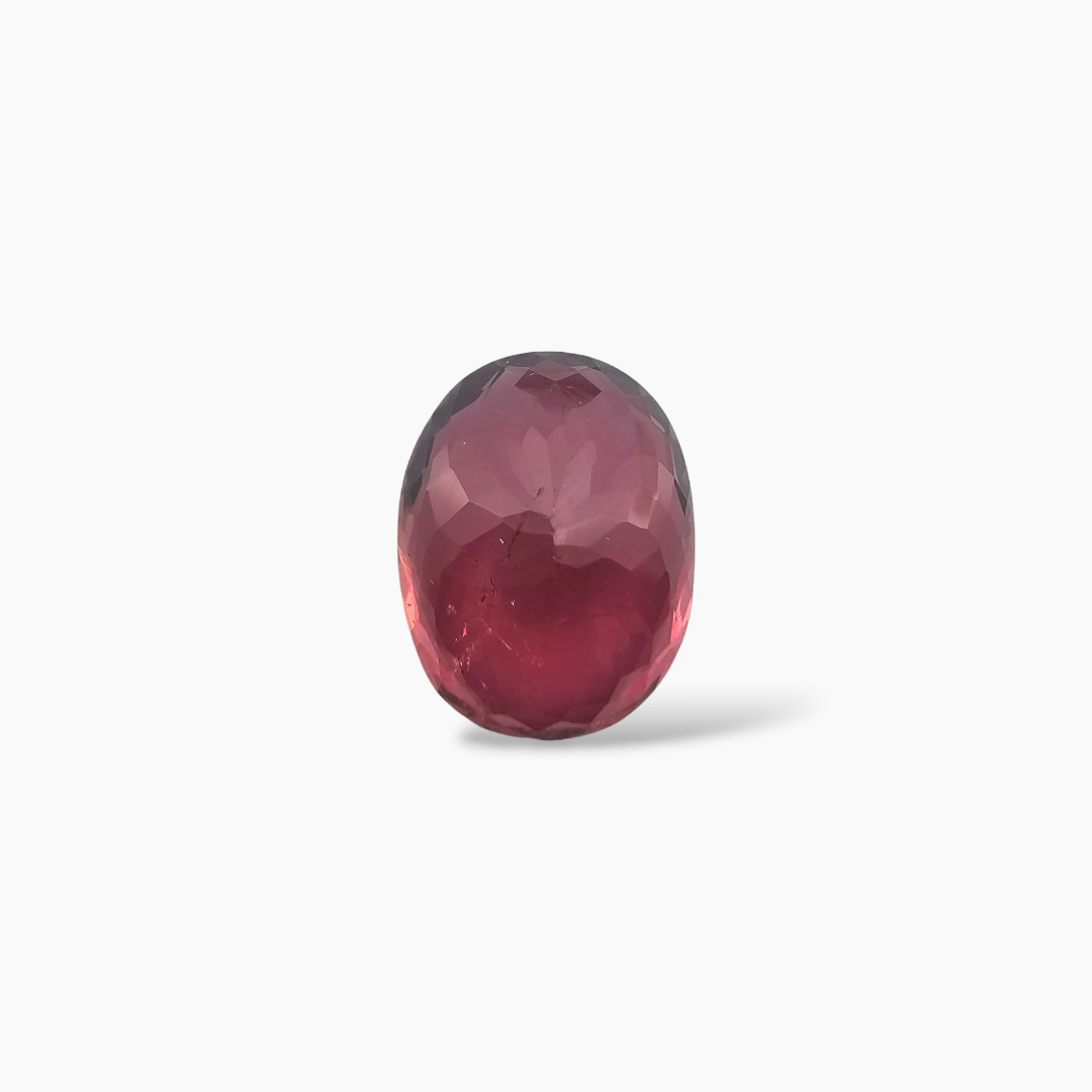 online Natural Pink Tourmaline Stone 8.04 Carats Oval Shape (15.12 x 11.84 x 6.38 mm)
