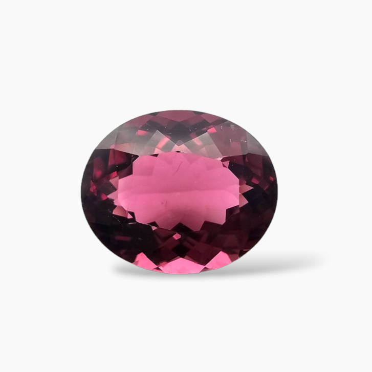 online Natural Pink Tourmaline Stone 5.12 Carats Oval Shape (12.1 x 10.1  mm)