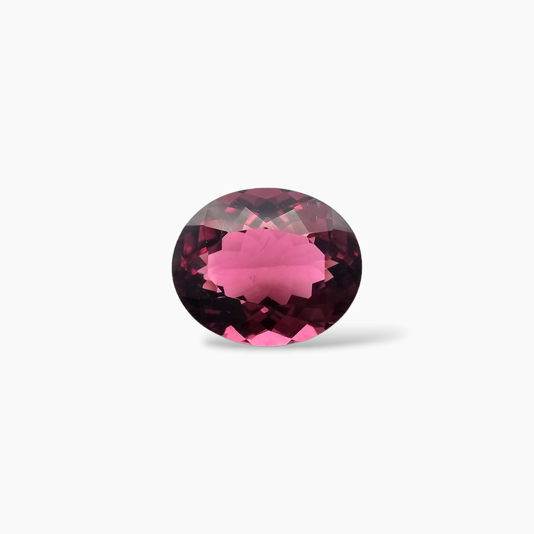 online Natural Pink Tourmaline Stone 5.12 Carats Oval Shape (12.1 x 10.1  mm)