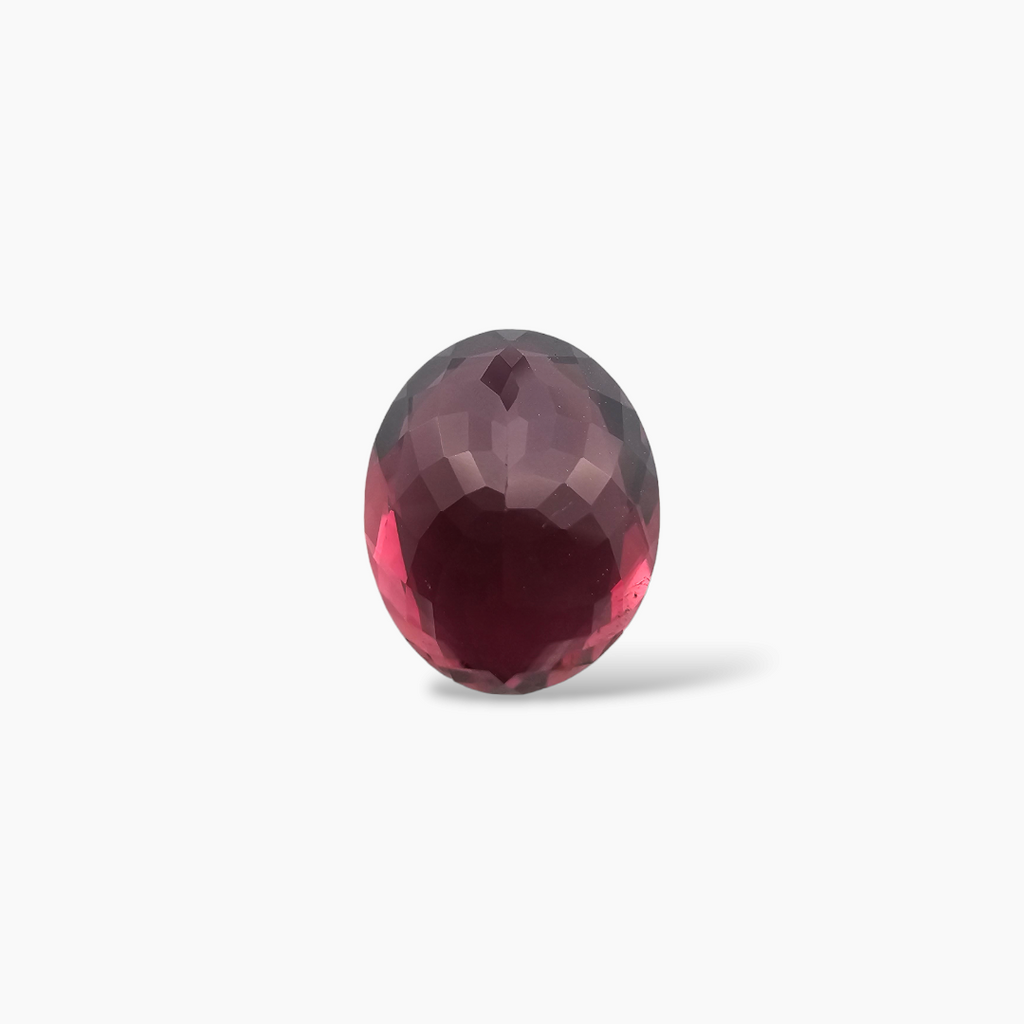 shop Natural Pink Tourmaline Stone 5.12 Carats Oval Shape (12.1 x 10.1  mm)
