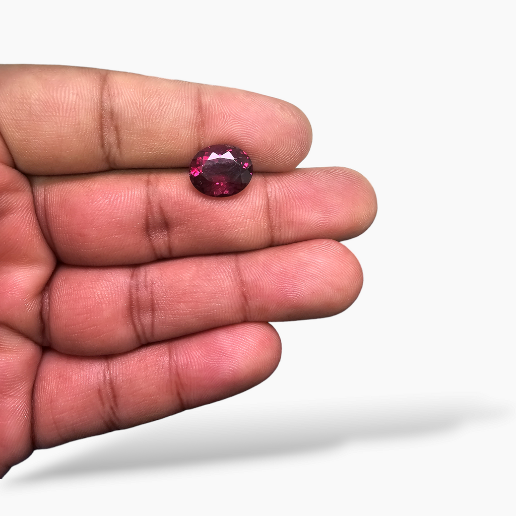 Natural Pink Tourmaline Stone 5.12 Carats Oval Shape (12.1 x 10.1  mm)