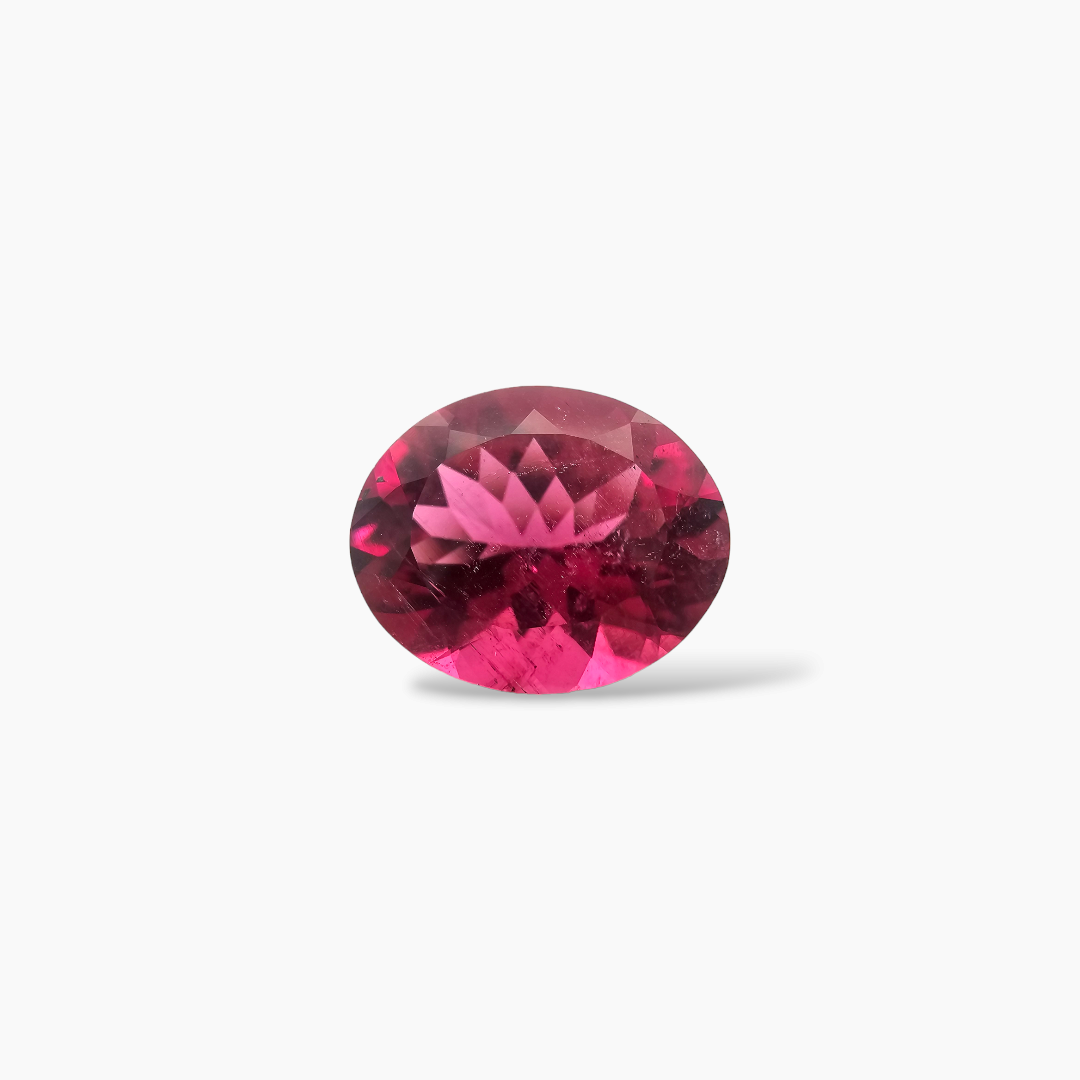 buy Natural Pink Rubellite Tourmaline Stone 3.97 Carats Oval Shape (11.8 x 9.8  mm)