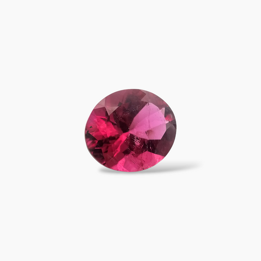 sell Natural Pink Rubellite Tourmaline Stone 3.97 Carats Oval Shape (11.8 x 9.8  mm)