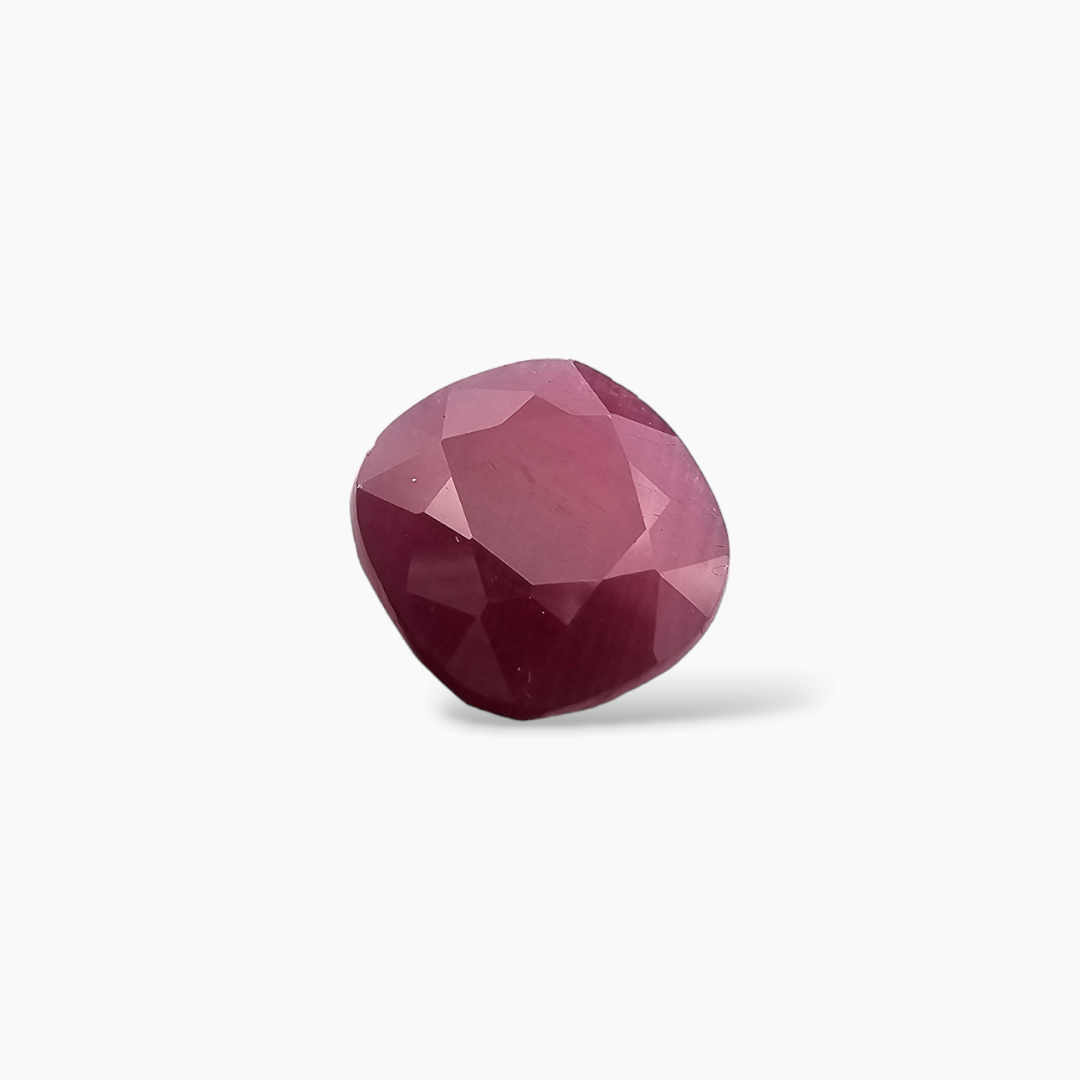 shop Natural Pink Mozambique Ruby Stone 5.57 Carats Cushion Shape (10  mm)