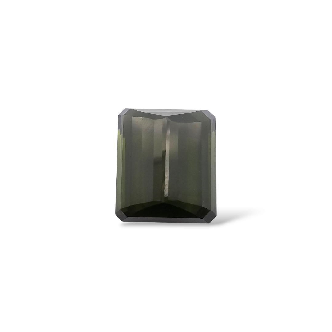 online Natural Green Tourmaline Stone 20.65 Carats Emerald Cut (10  mm) 