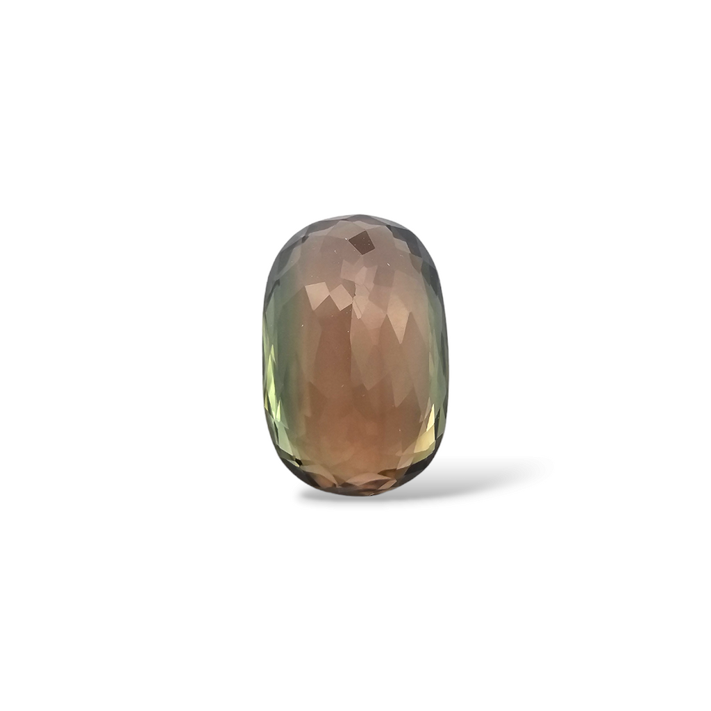 online Natural Bi Color Tourmaline Stone 8.14 Carats Cushion Cut (15 x 10 mm)
