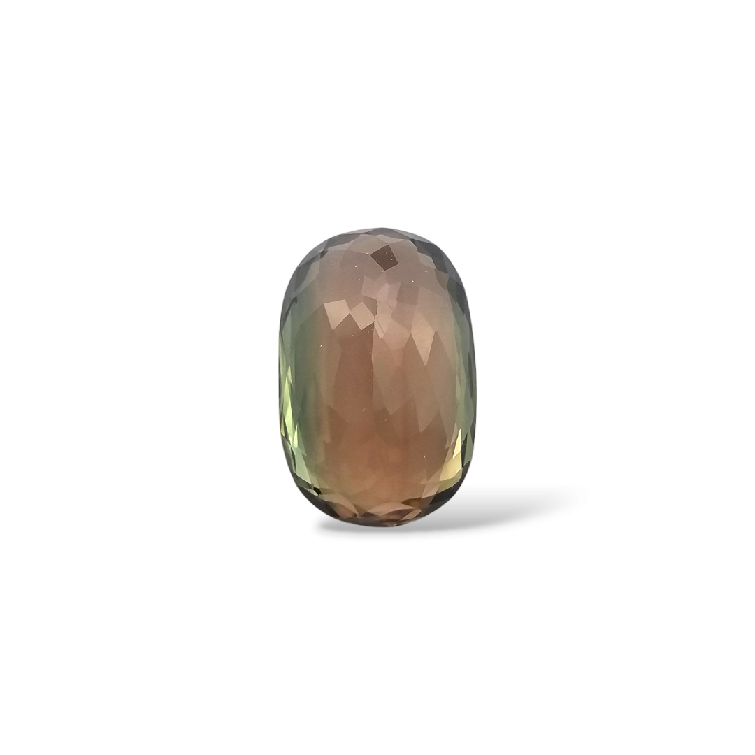 online Natural Bi Color Tourmaline Stone 8.14 Carats Cushion Cut (15 x 10 mm)