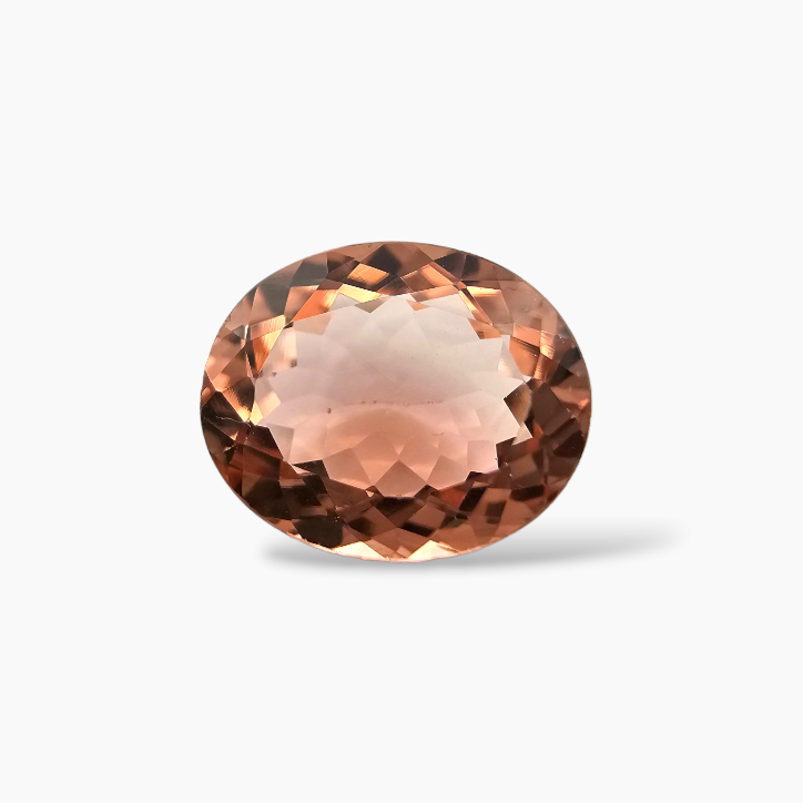 buy Natural Orange Tourmaline Stone 4.66 Carats Oval Cut (12x10 mm)