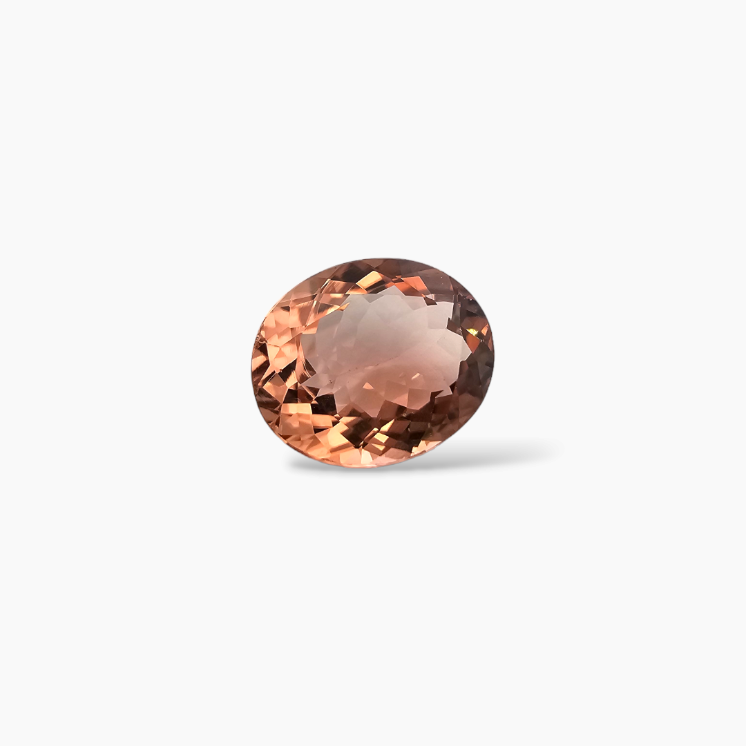shop Natural Orange Tourmaline Stone 4.66 Carats Oval Cut (12x10 mm)