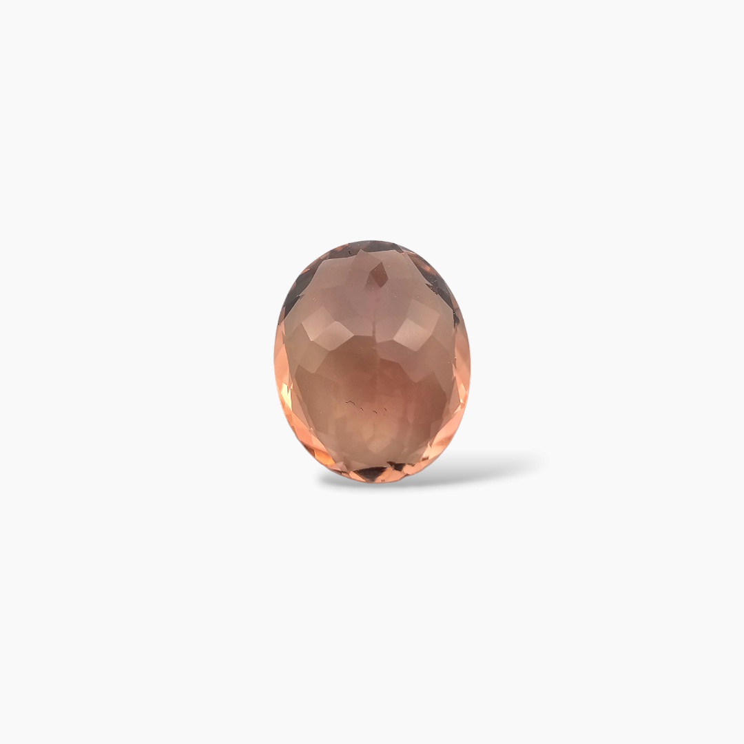 online Natural Orange Tourmaline Stone 4.66 Carats Oval Cut (12x10 mm)