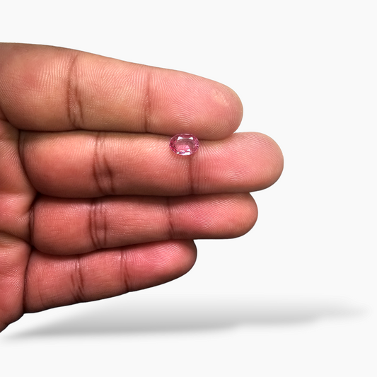 Natural Pink Spinel Stone 0.95 Carats Oval Cut (7x5 mm)