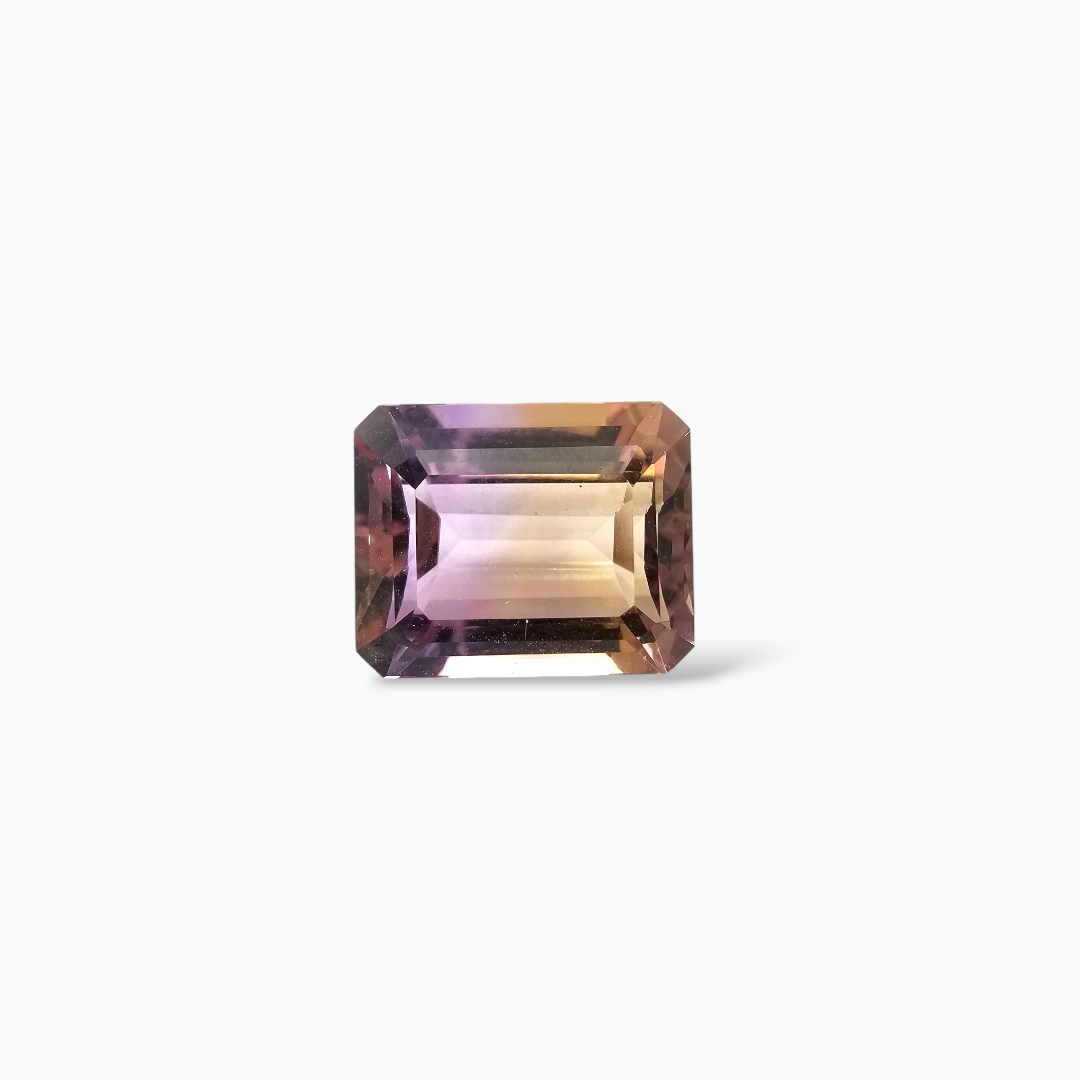 buy Natural Ametrine Stone 10.49 Carats Emerald Cut (14.3 x 11.4 mm)