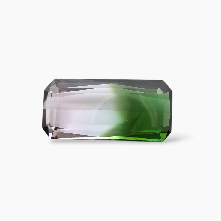 buy Natural Watermelon Tourmaline Stone 5.82 Carats Emerald Cut (16.3x7.9 mm)