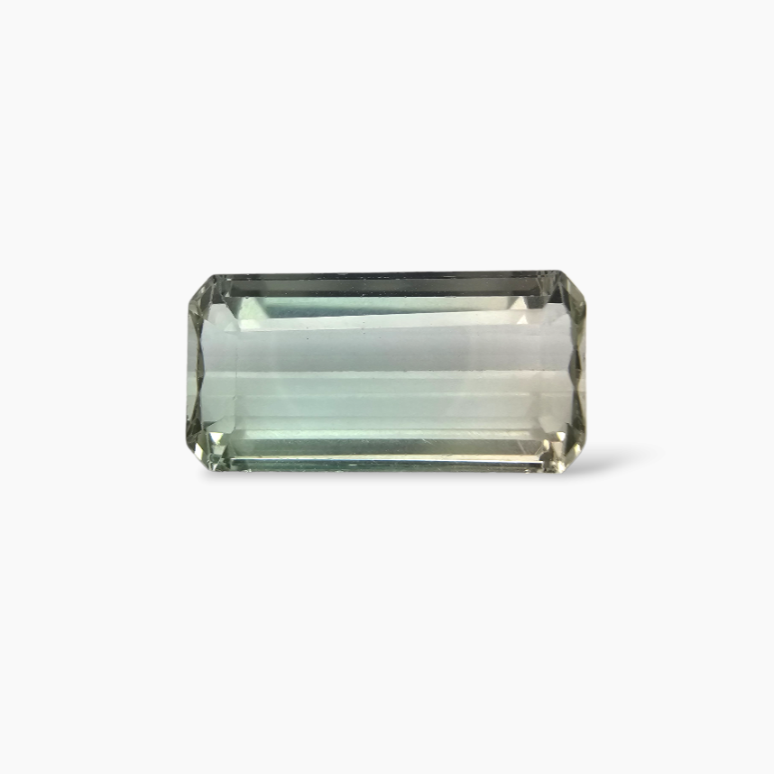 buy Natural Bi Color Tourmaline Stone 6.25 Carats Emerald Cut (15.5x7.9 mm)