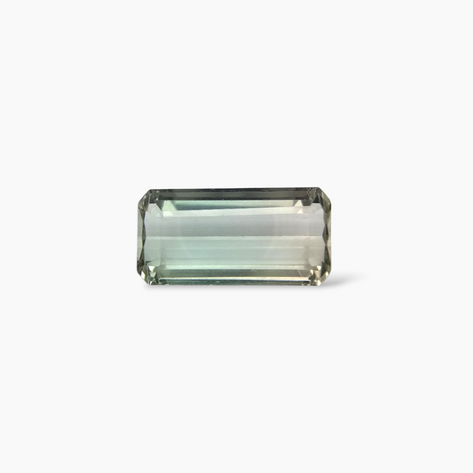 buy Natural Bi Color Tourmaline Stone 6.25 Carats Emerald Cut (15.5x7.9 mm)