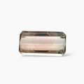 shop Natural Bi Color Tourmaline Stone 4.17 Carats Emerald Cut (13.9x7.3 mm)