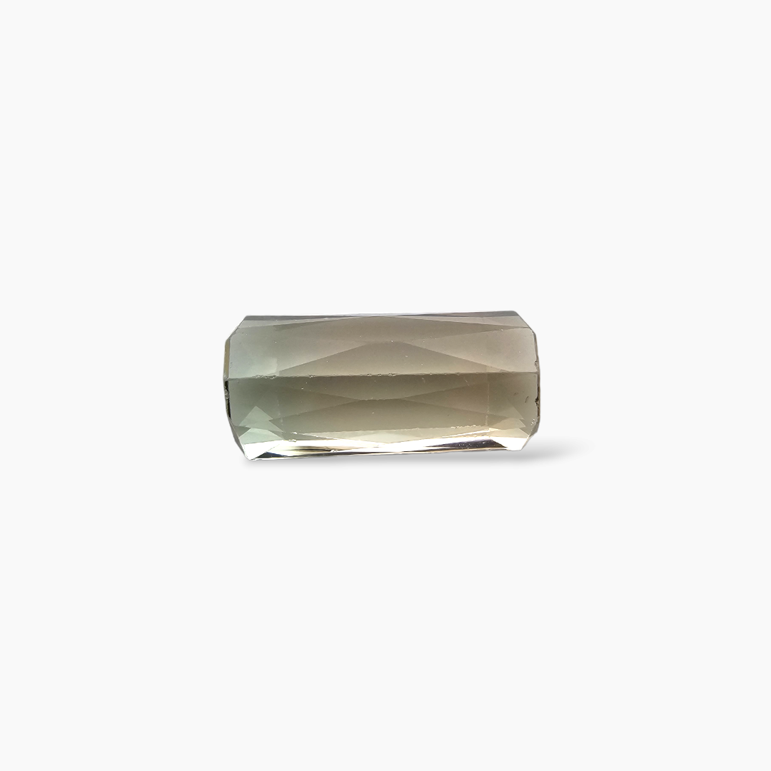 online Natural Bi Color Tourmaline Stone 5.71 Carats Emerald Cut (15 x 7 mm)