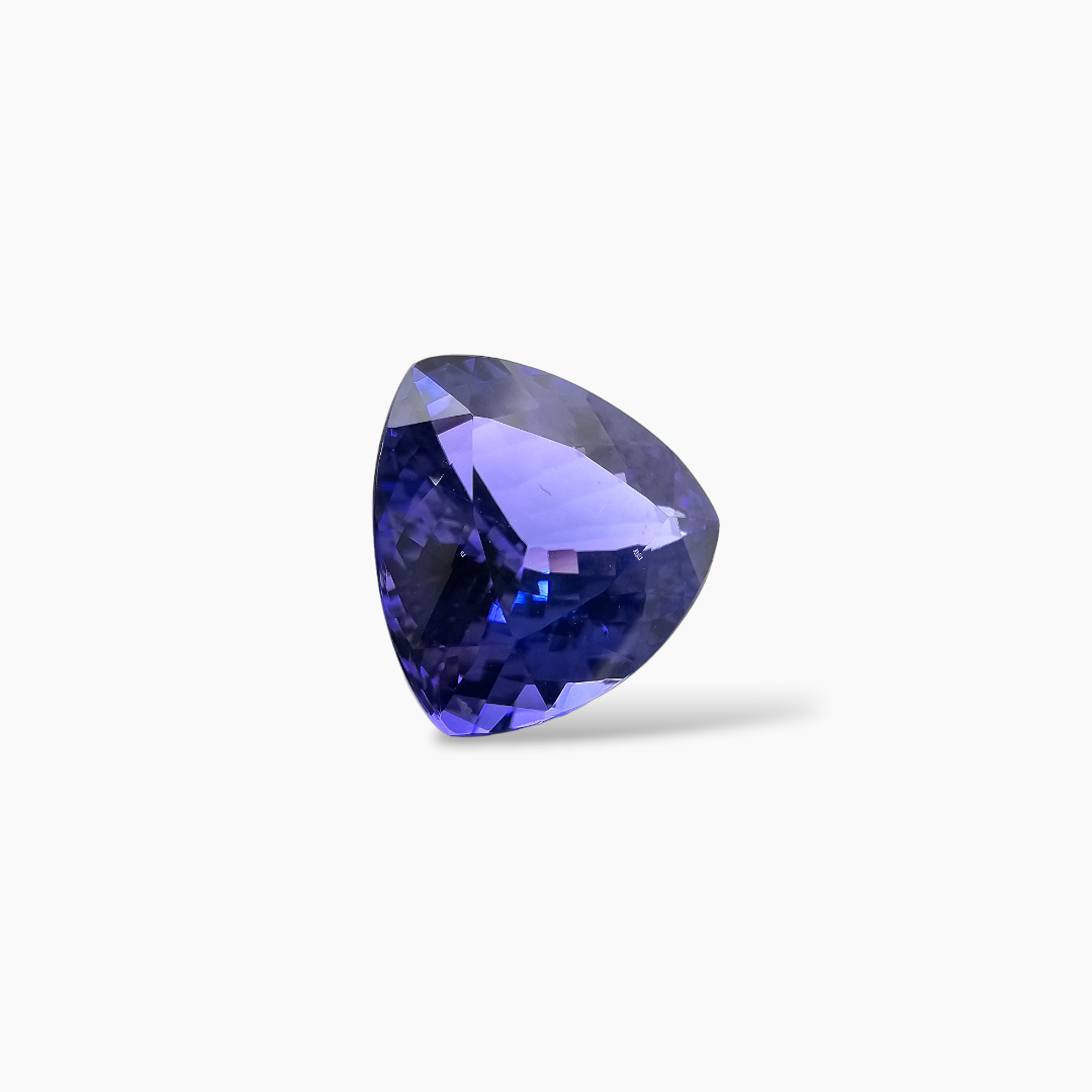 shop Natural Blue Tanzanite Stone 8.21 Carats Trilliant Cut (13 mm)