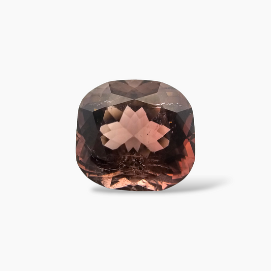 buy Natural Brown Pink Tourmaline Stone 13.33 Carats Cushion Cut (14.2 x 13.1 mm)