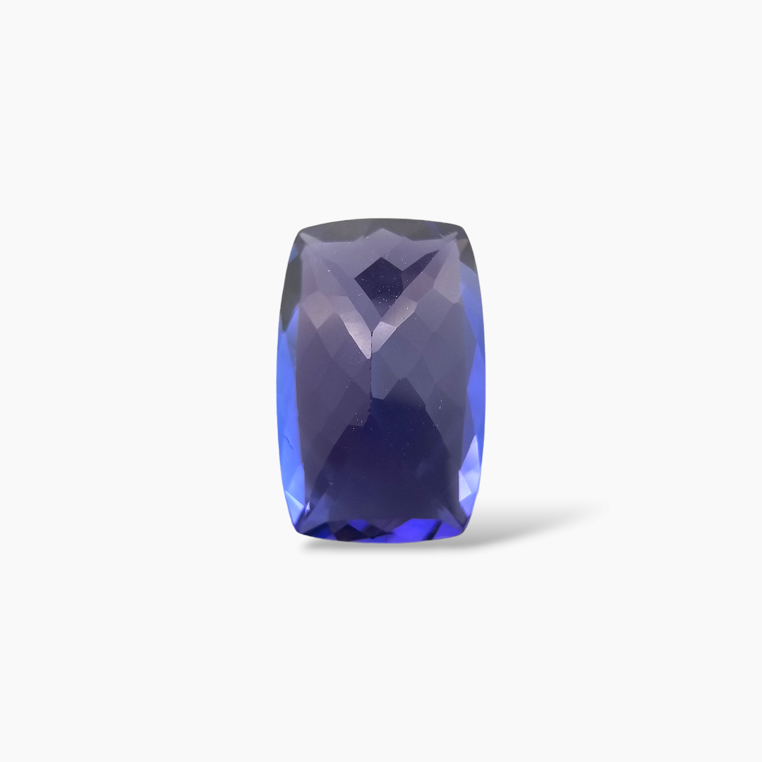 online Natural Blue Tanzanite Stone 5.77 Carats Cushion Cut (13.2 x 8.6 mm)