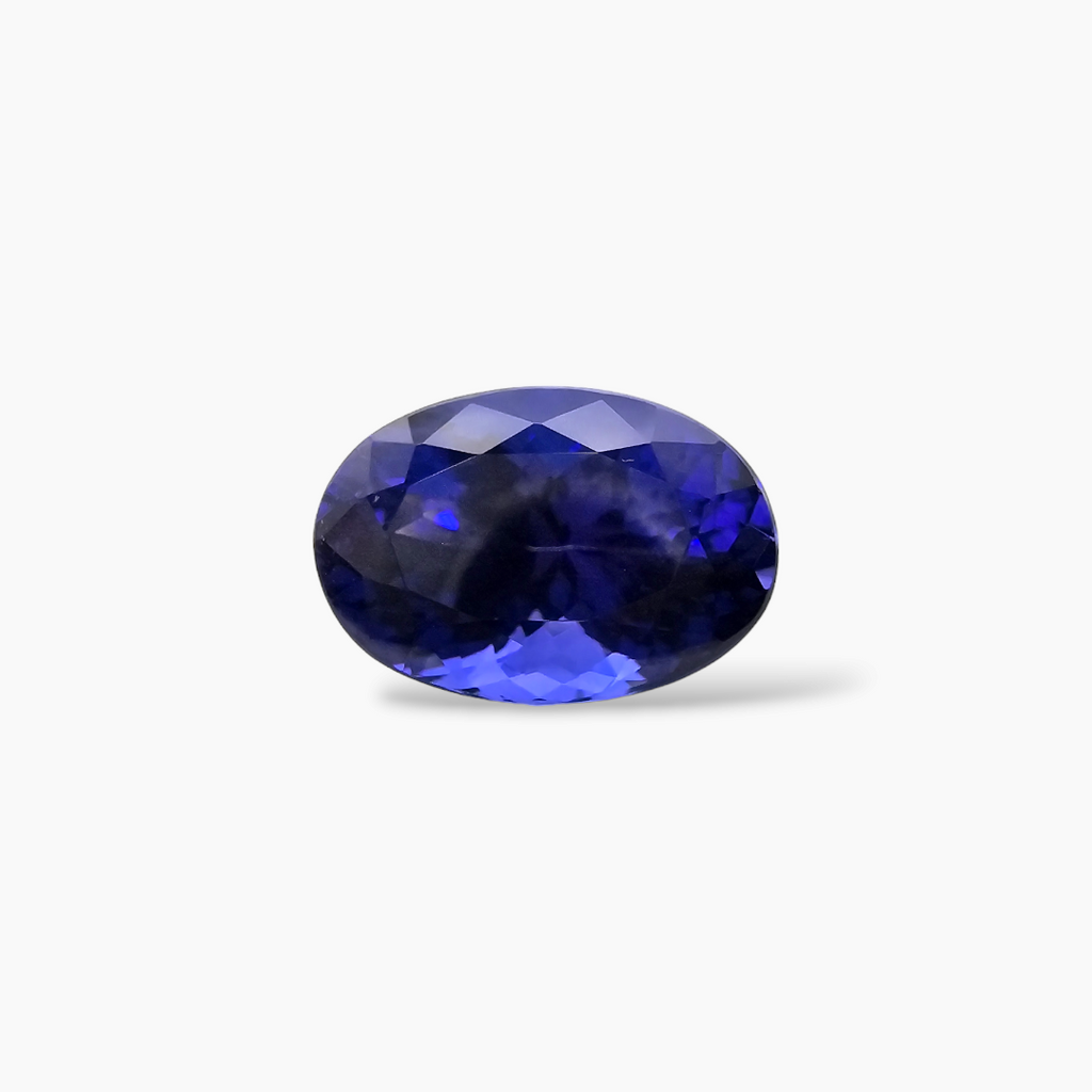 buy Natural Blue Tanzanite Stone 7.18 Carats Oval Cut (14.3 x 9.8 mm)