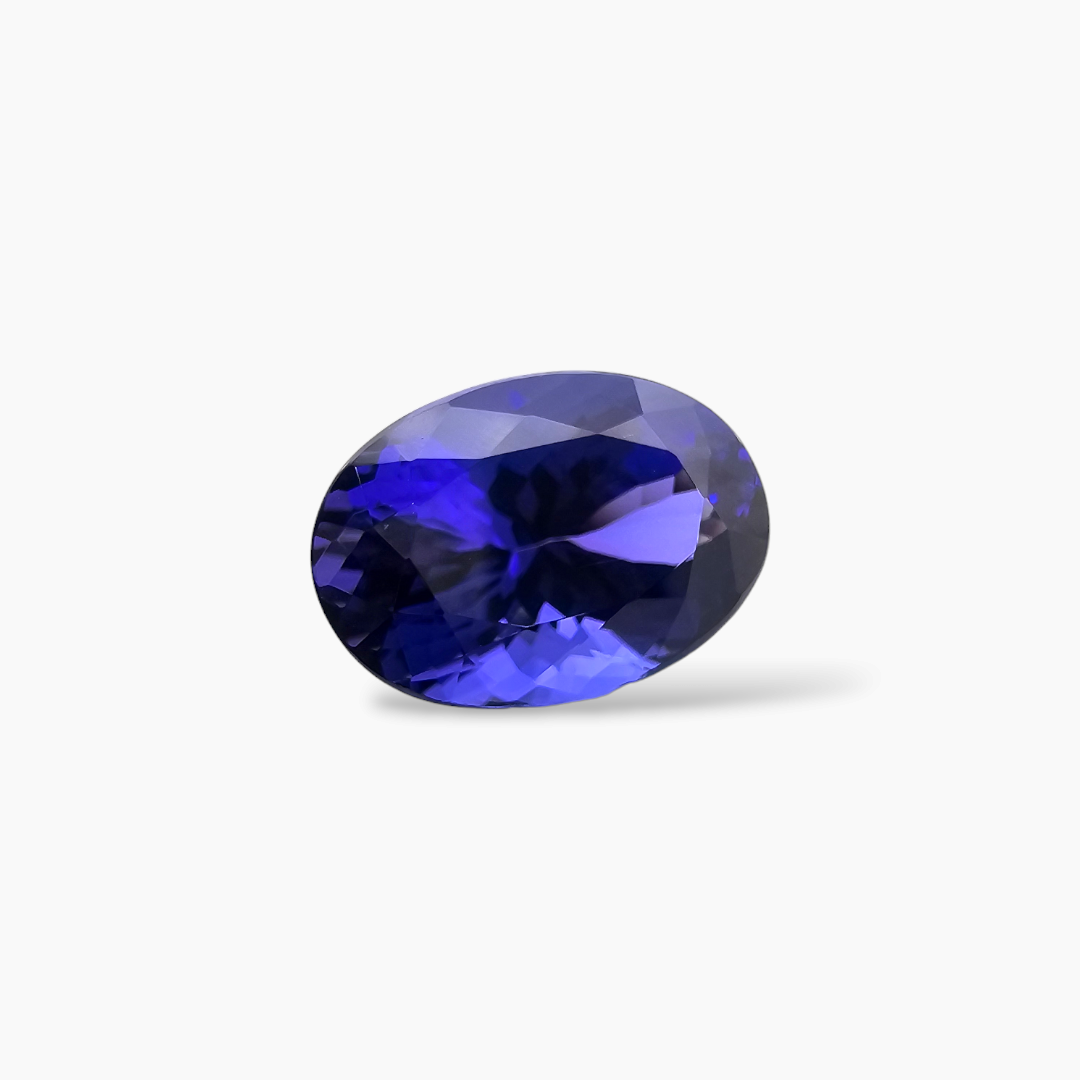 shop Natural Blue Tanzanite Stone 7.18 Carats Oval Cut (14.3 x 9.8 mm)]