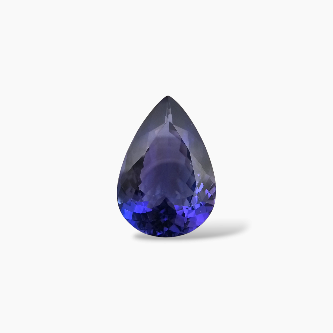 online Natural Blue Tanzanite Stone 7.2 Carats Pear Cut (17 x 11 mm)