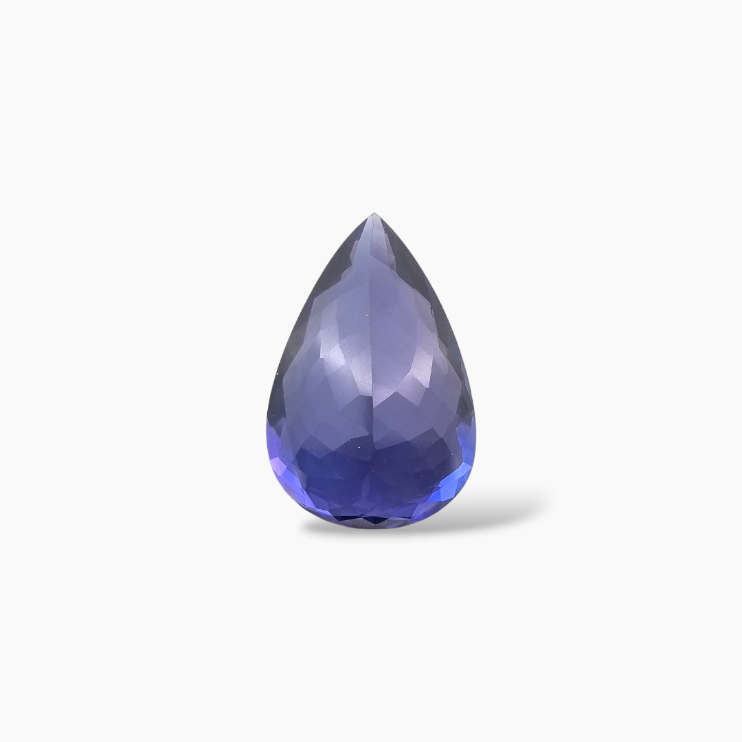 shop Natural Blue Tanzanite Stone 7.2 Carats Pear Cut (17 x 11 mm)