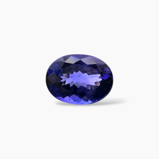 buy Natural Blue Tanzanite Stone 7.47 Carats Oval Cut (14.2 x 10.5 mm)