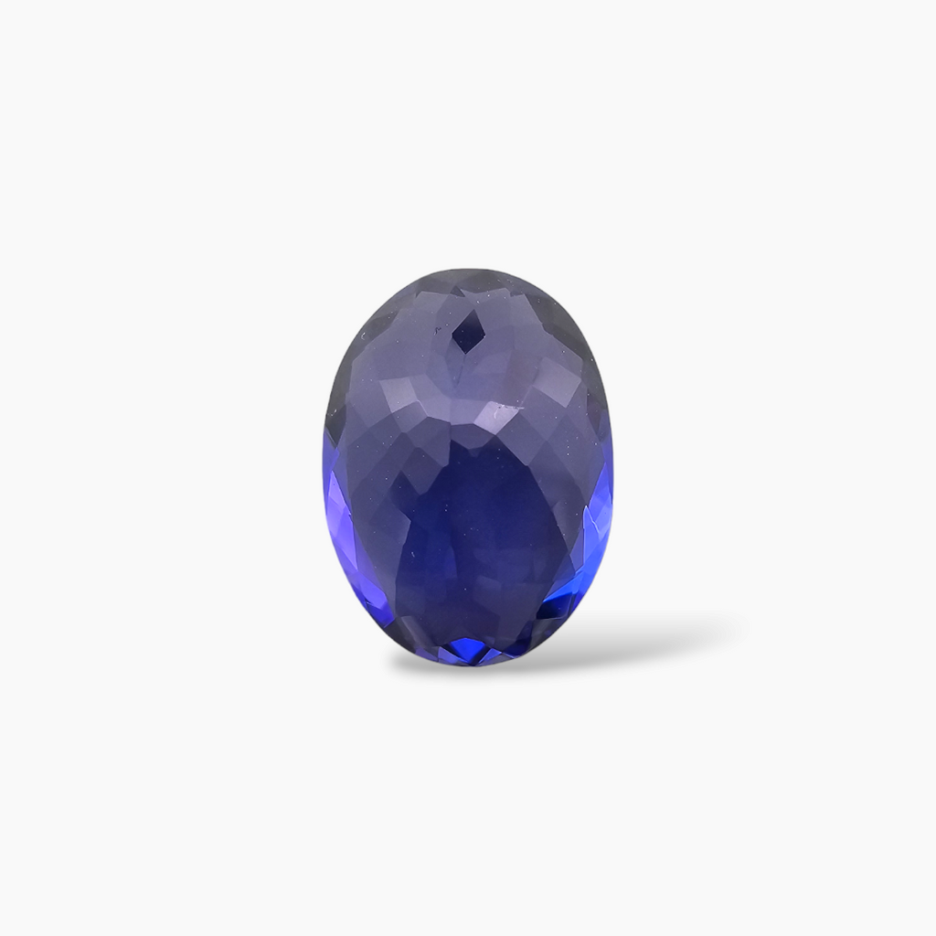 online Natural Blue Tanzanite Stone 7.47 Carats Oval Cut (14.2 x 10.5 mm)
