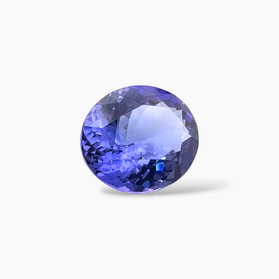 buy Natural Blue Tanzanite Stone 11.34 Carats Oval Cut (15.7 x 13.3 mm)