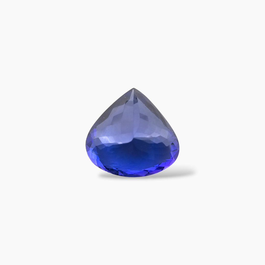 online Natural Blue Tanzanite Stone 8.7 Carats Heart Cut (13.5 x 14.2 mm)