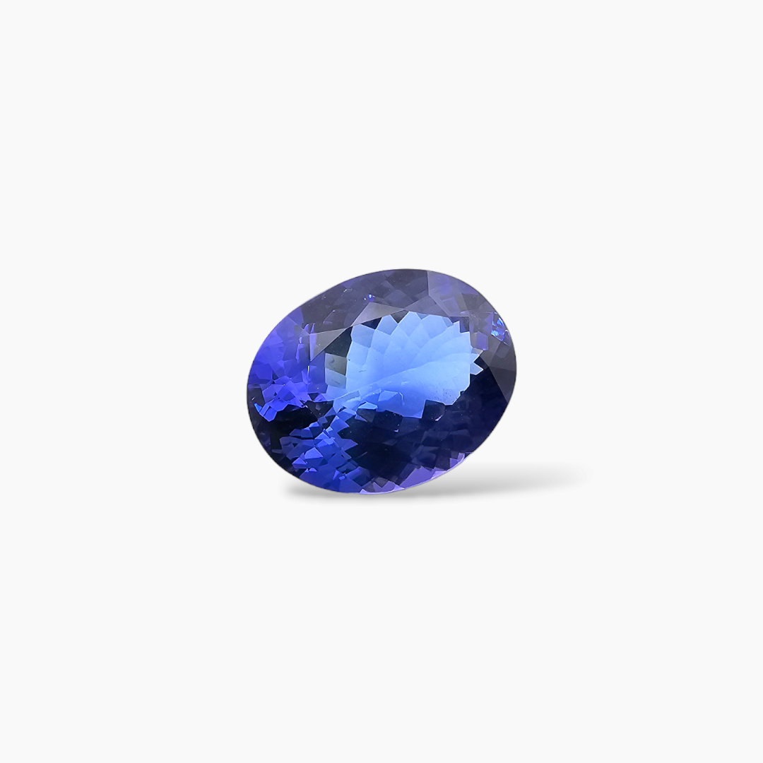 buy Natural Blue Tanzanite Stone 7.55 Carats Oval Cut (19.7 x 11.1 mm)