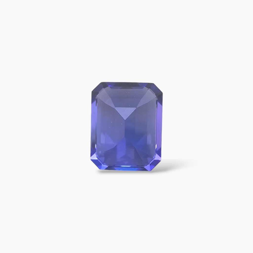 online Natural Blue Tanzanite Stone 3.21 Carats Emerald Cut (10 x 8 mm)