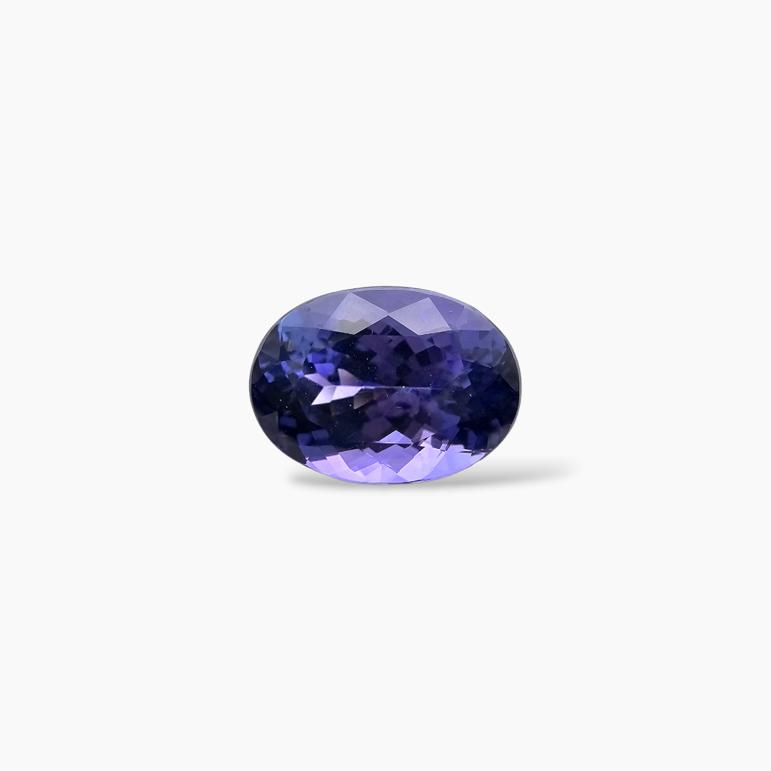 buy Natural Blue Tanzanite Stone 5.68 Carats Oval Cut (12.8 x 9 mm)