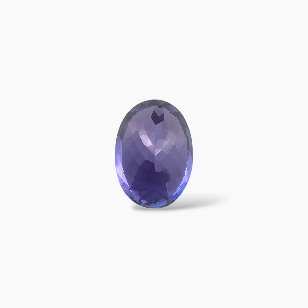 online Natural Blue Tanzanite Stone 5.68 Carats Oval Cut (12.8 x 9 mm)