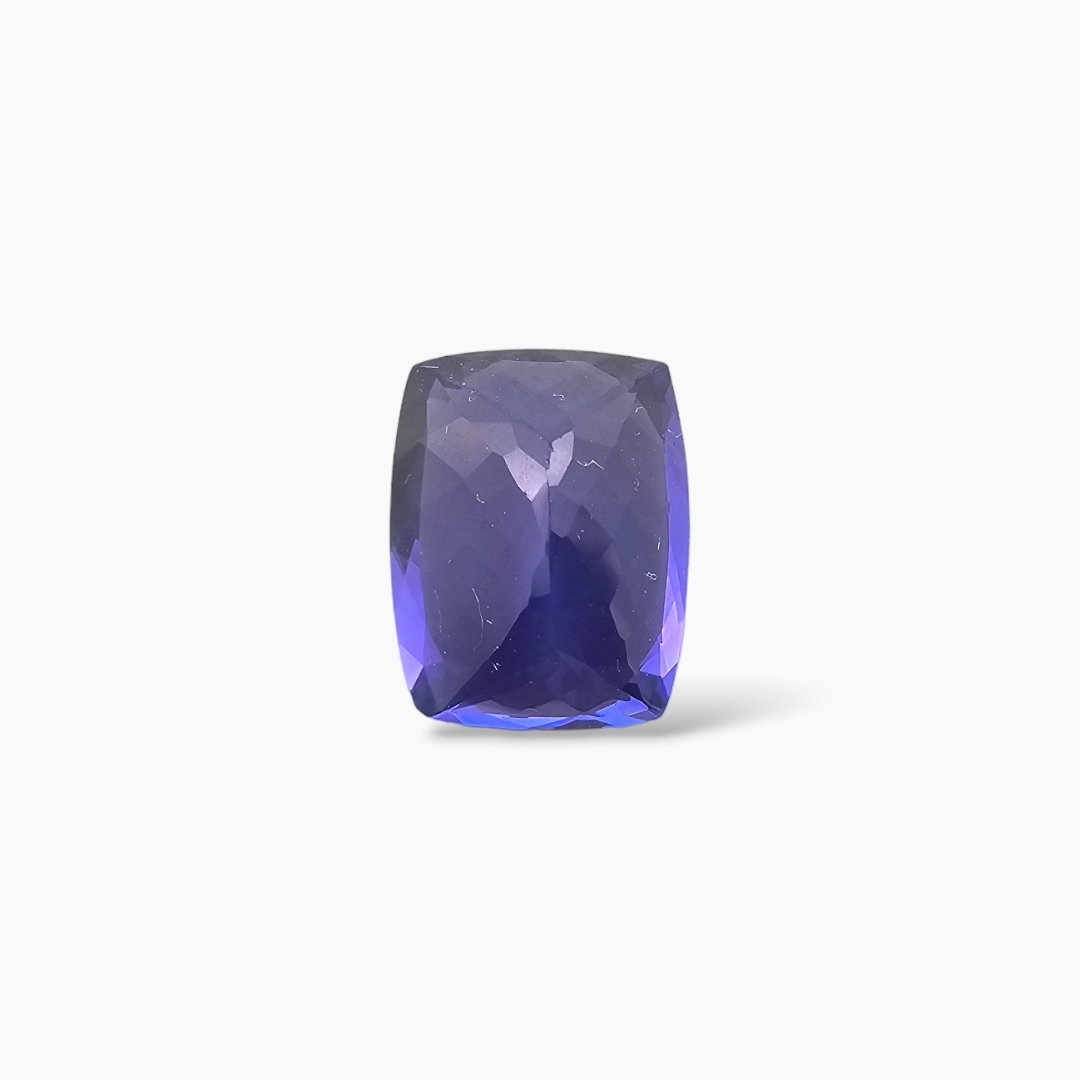 shop Natural Blue Tanzanite Stone 5.13 Carats Cushion Cut (10.7 x 8.4 mm)