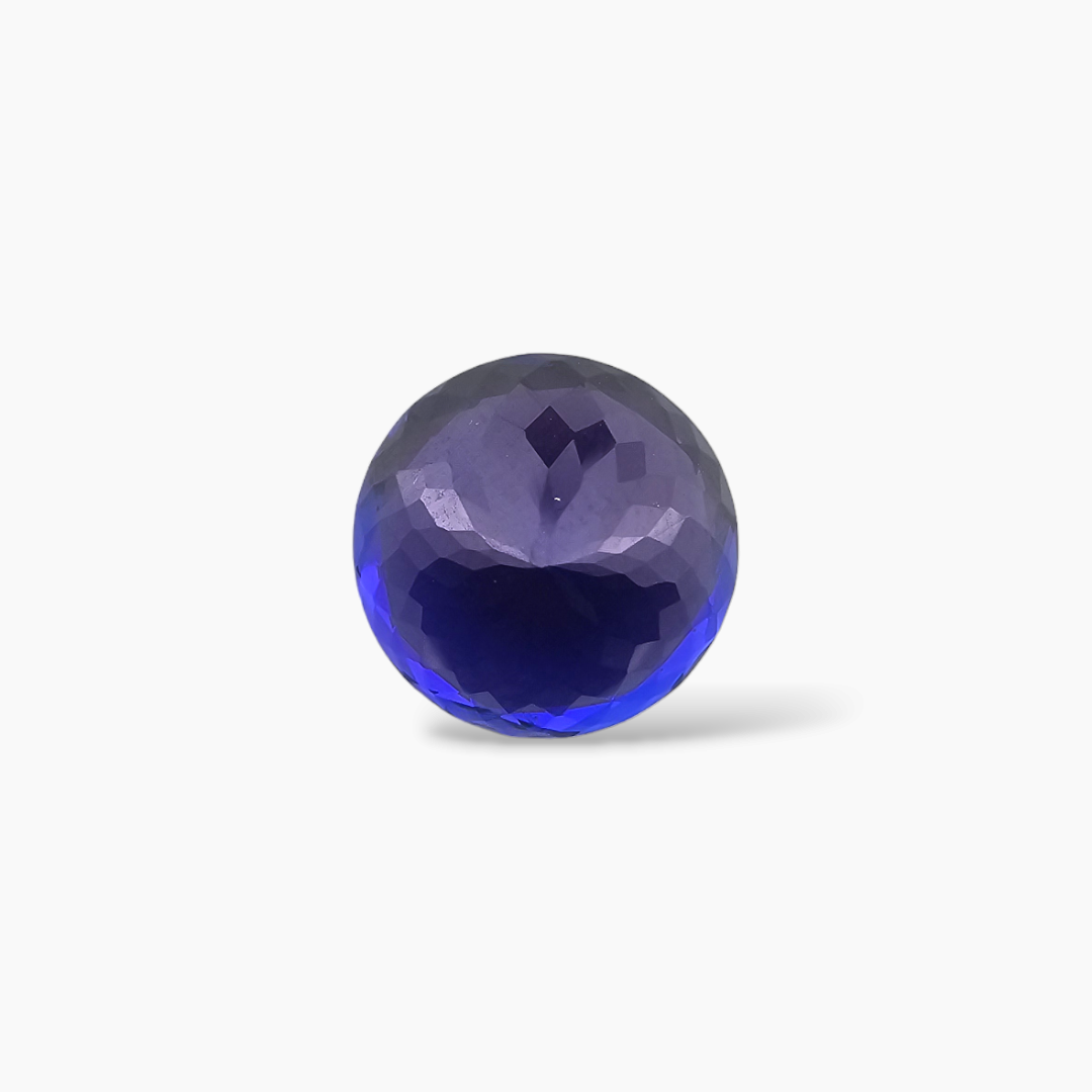 online Natural Blue Tanzanite Stone 4.58 Carats Round Cut (10 mm)