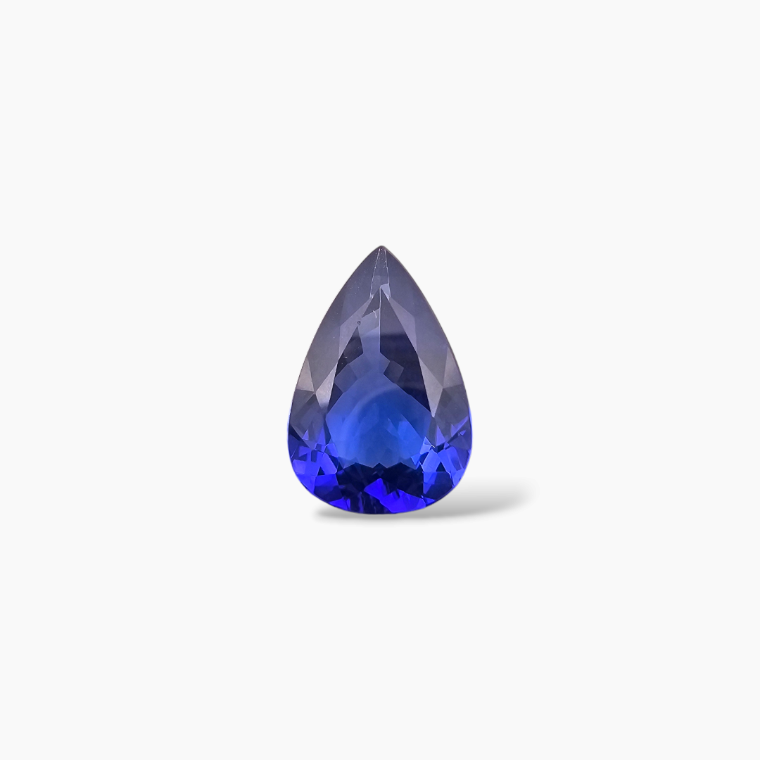 buy Natural Blue Tanzanite Stone 6.3 Carats Pear Cut (15.7 x 10.5 mm) 