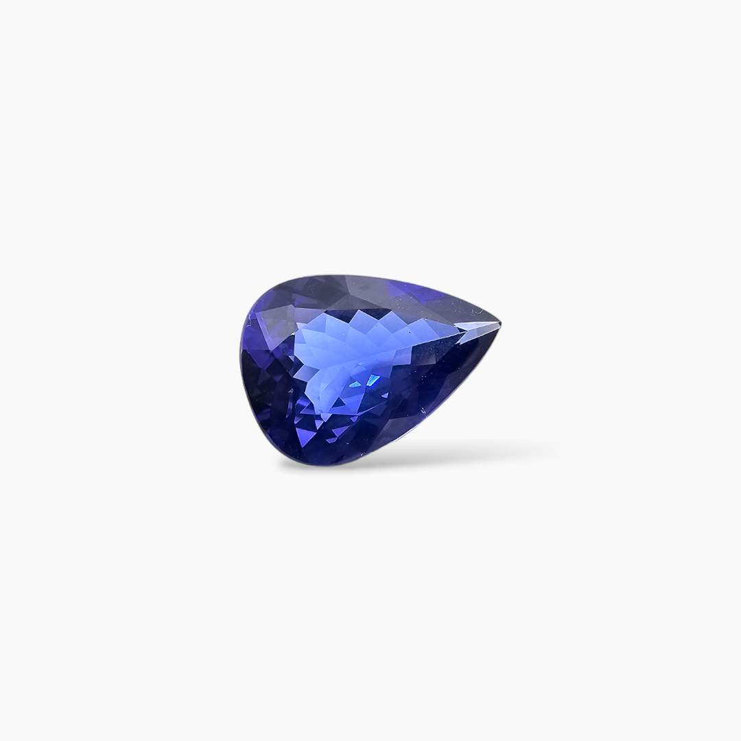 online Natural Blue Tanzanite Stone 6.3 Carats Pear Cut (15.7 x 10.5 mm)