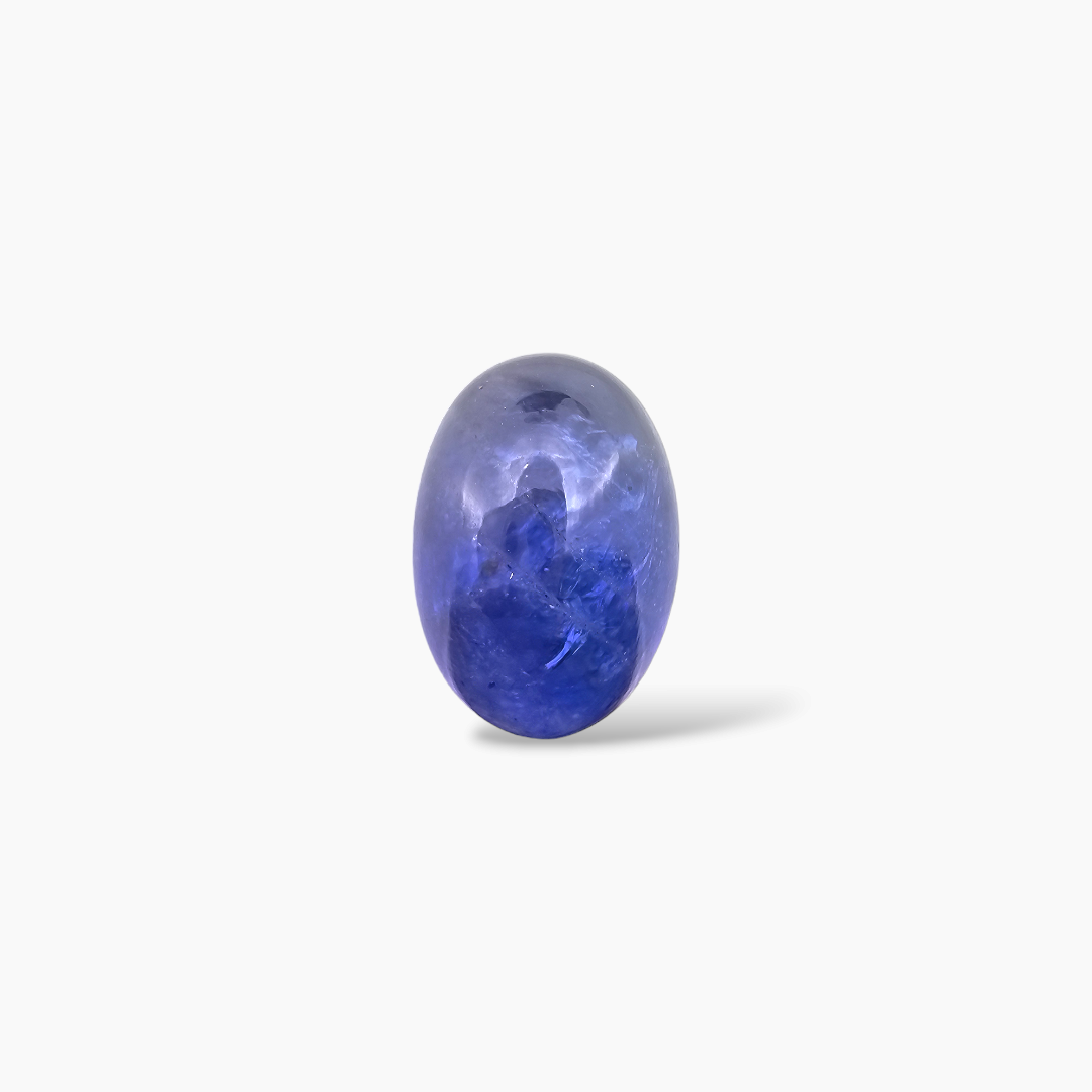 buy Natural Blue Tanzanite Stone 16.67 Carats Cabochon Cut (16.5 x 11.7 mm)